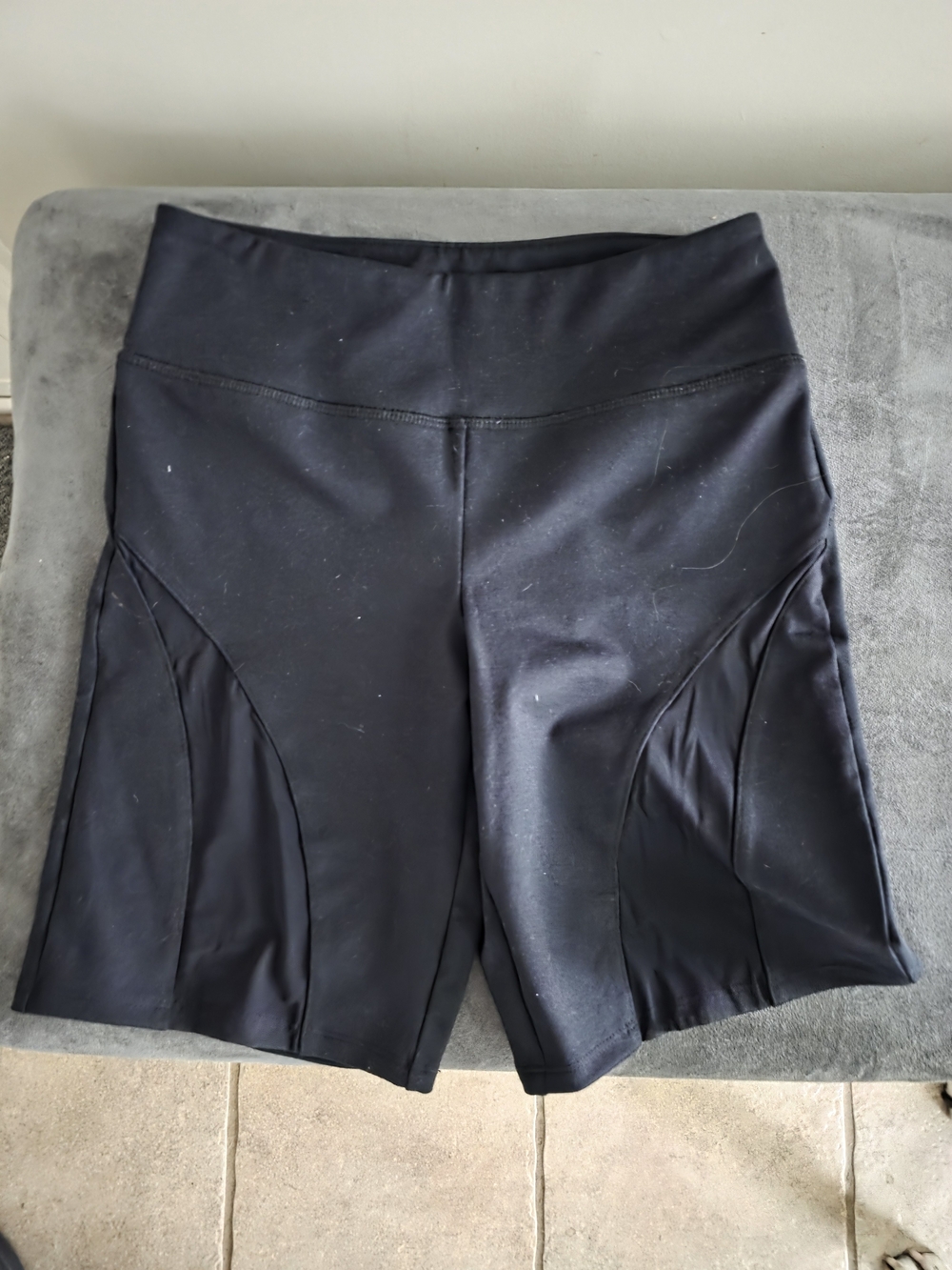 La SENZA Black High-Waist Bike Shorts